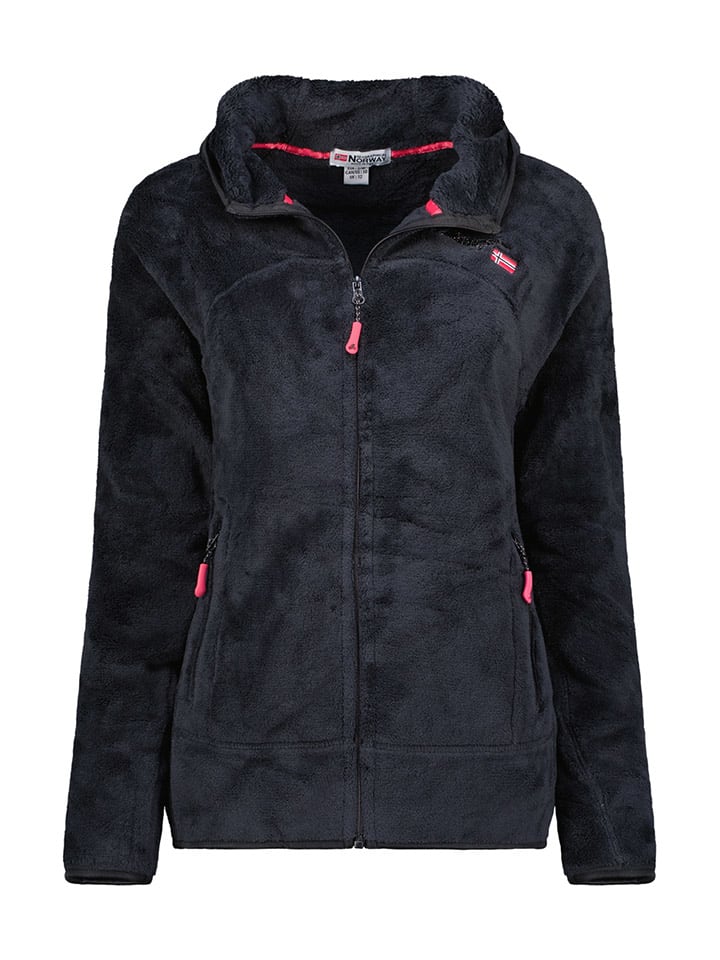 Fleecejacke "Upalood" in Schwarz