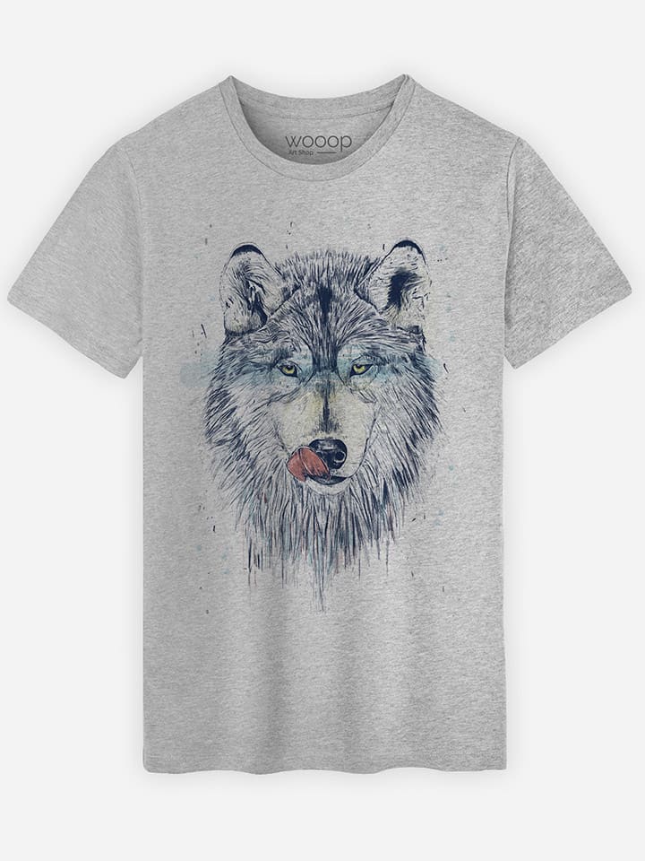 Shirt "Dinner TIme" in Grau