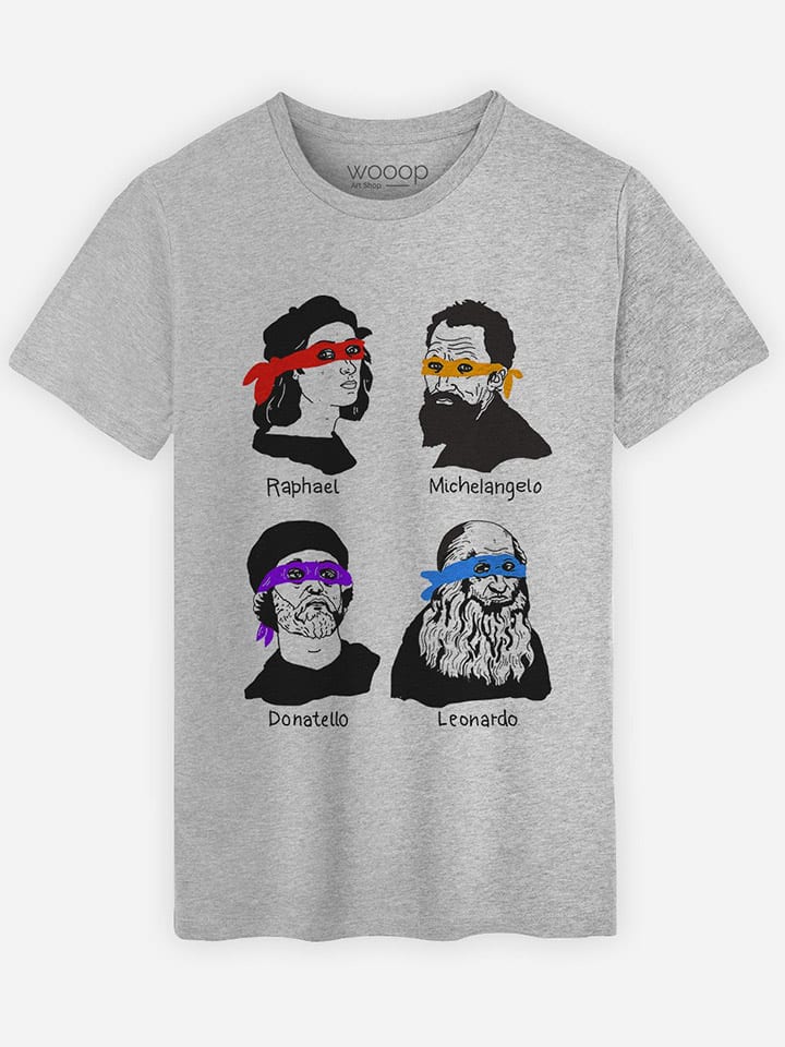 Shirt "The Ninjas" in Grau