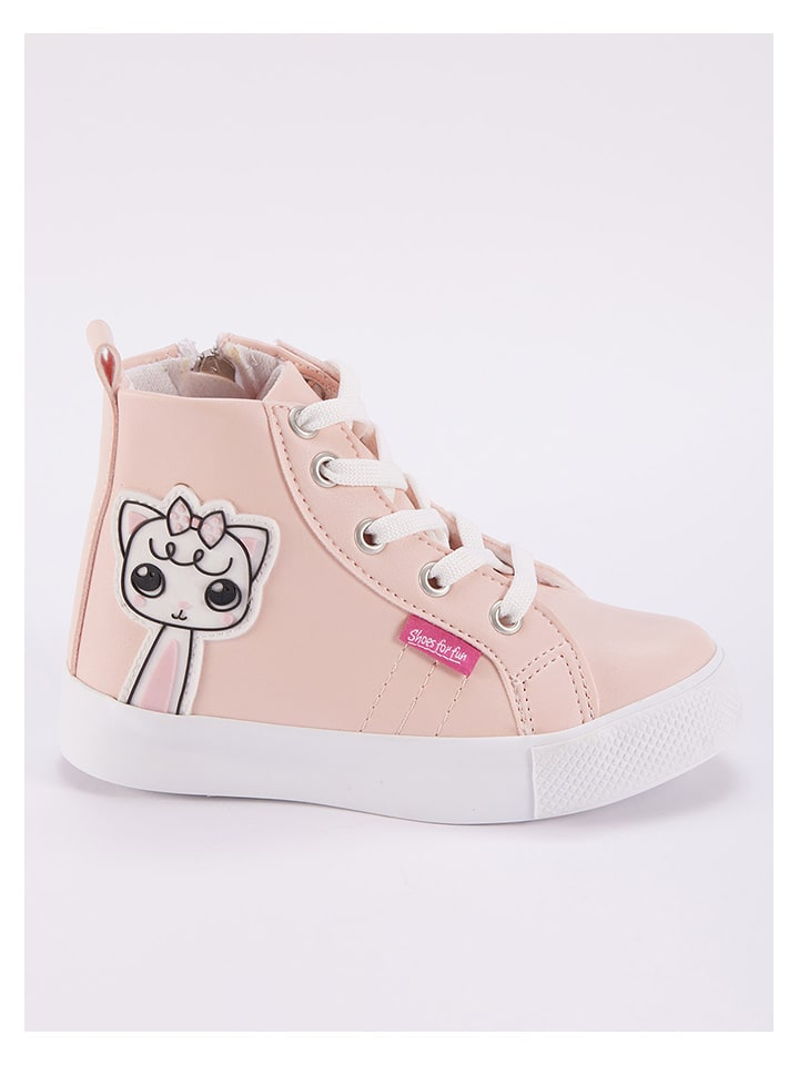 Sneakersy w kolorze jasnoróżowym
