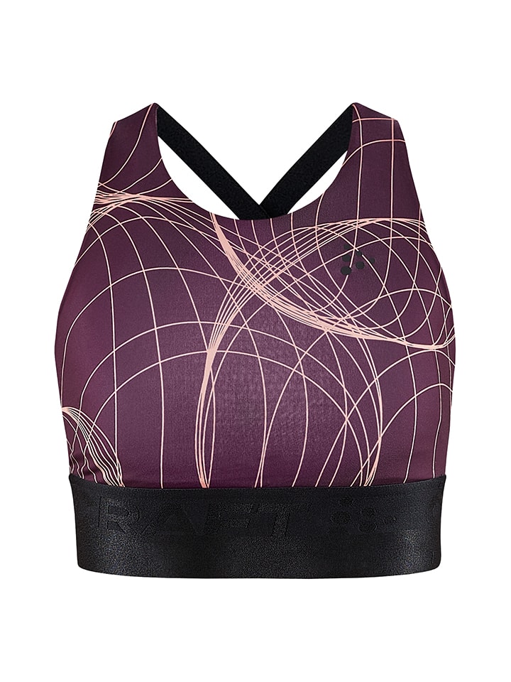 Bustier "Core Chargeport" in Aubergine