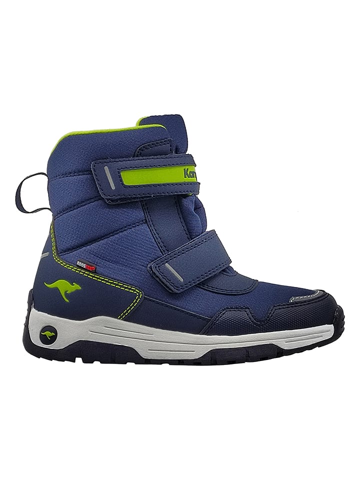 Boots "Sharp" donkerblauw/groen