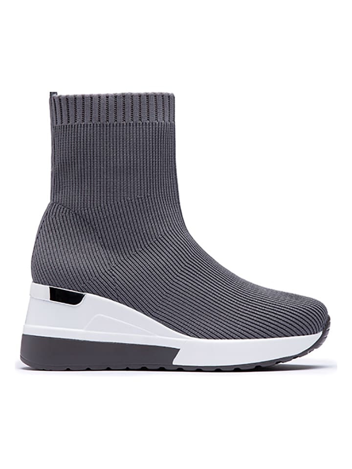 Sneakers in Grau/ Weiß