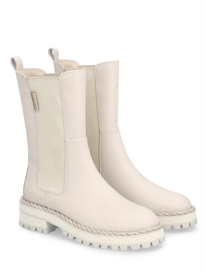 Liu Jo Leren chelseaboots crème goedkoop kopen | limango