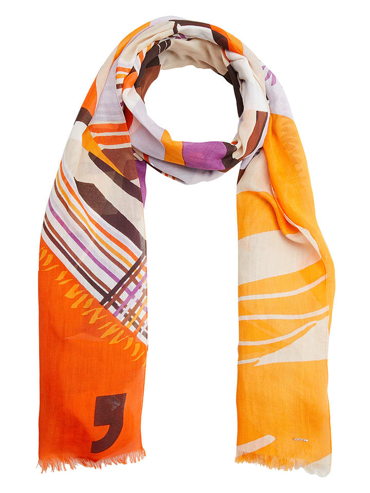 Sjaal oranje - (L)200 cm goedkoop kopen | limango