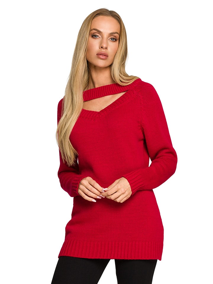 Sweter w kolorze czerwonym
