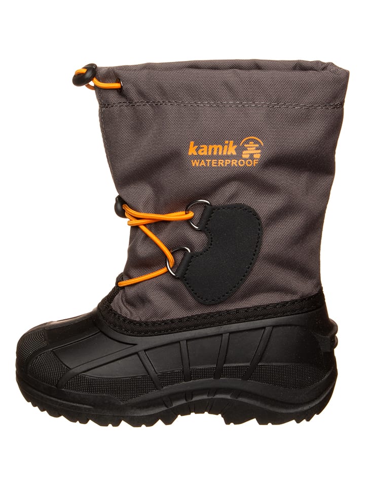 Winterstiefel "Southfrost 2" in Anthrazit/ Gelb