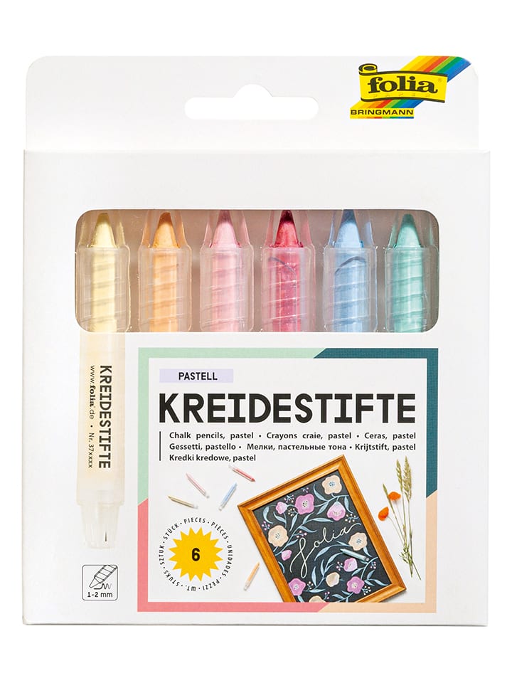 Mazaki kredowe (6 szt.)