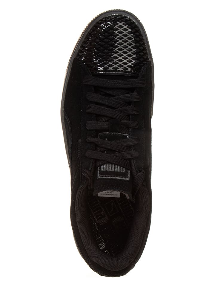 Puma Leren sneakers Suede Jelly zwart goedkoop kopen limango