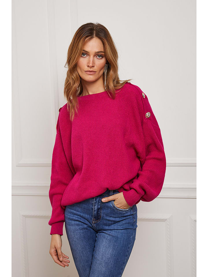Pullover "Burny" in Fuchsia