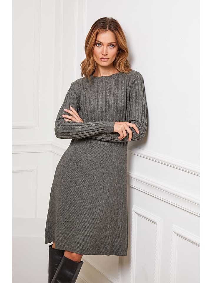 Strickkleid "Fanola" in Khaki