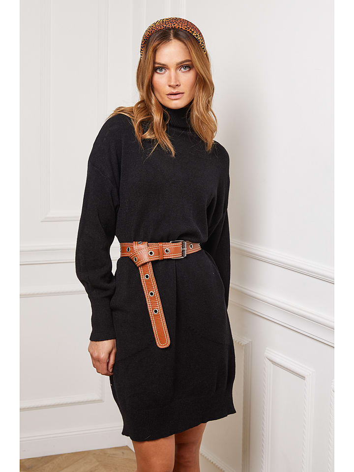 Strickkleid "Landreau" in Schwarz