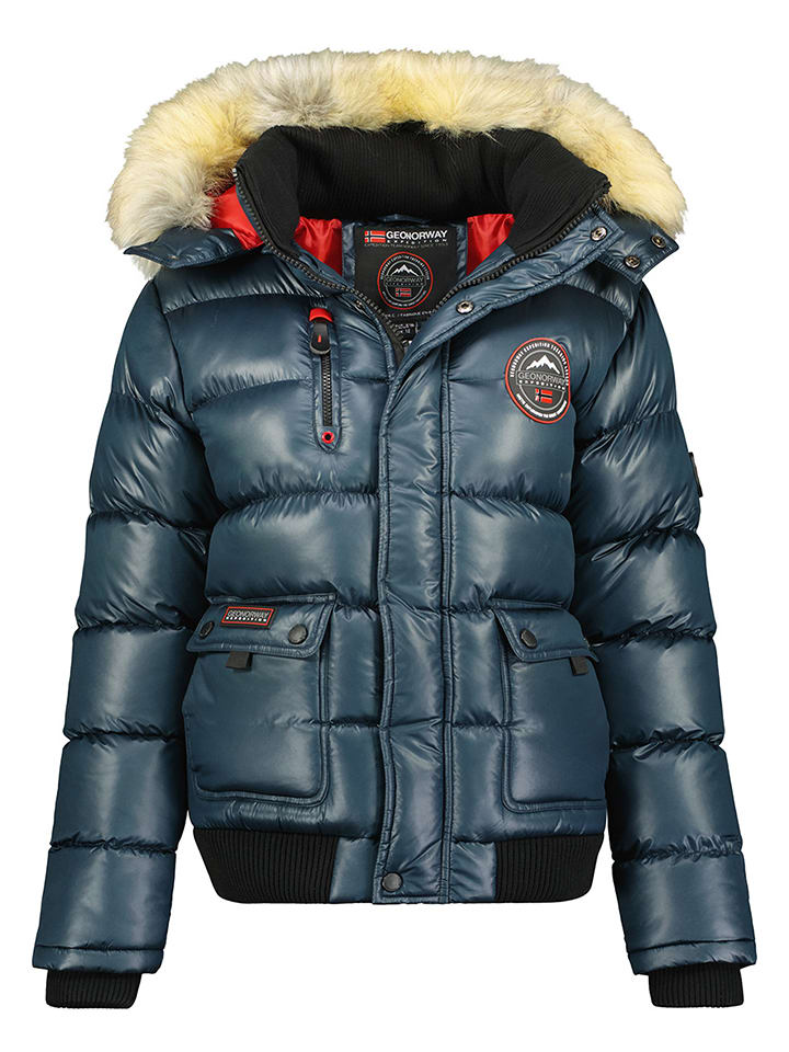 Winterjas "Bugs" donkerblauw