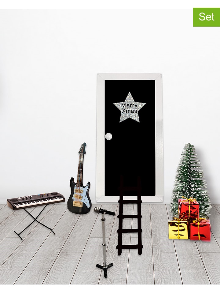 Wichteltür-Set "Rock Edition" in Schwarz