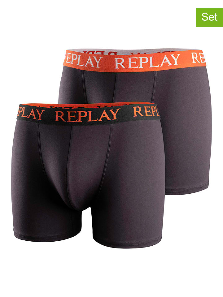 2er-Set: Boxershorts in Schwarz