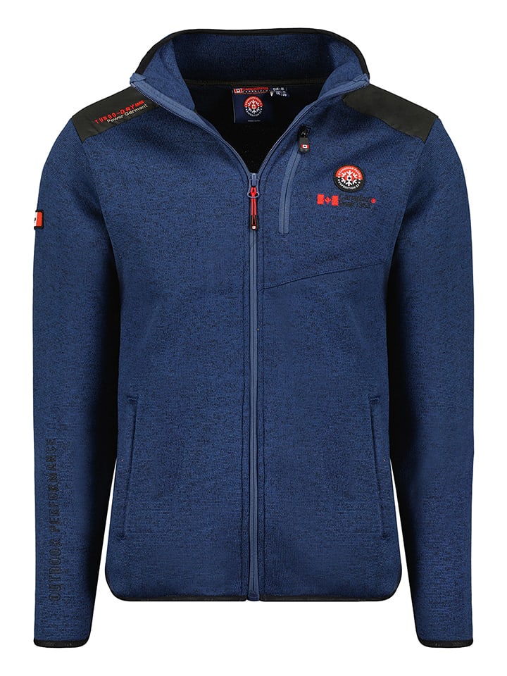 Fleece vest blauw