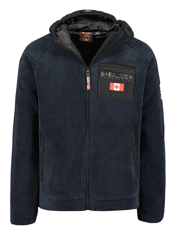 Fleecejacke in Dunkelblau