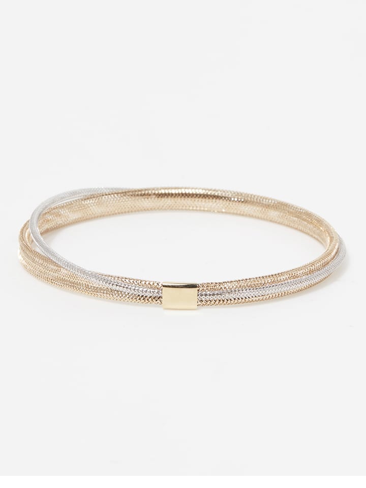 Goud-/witgouden armband