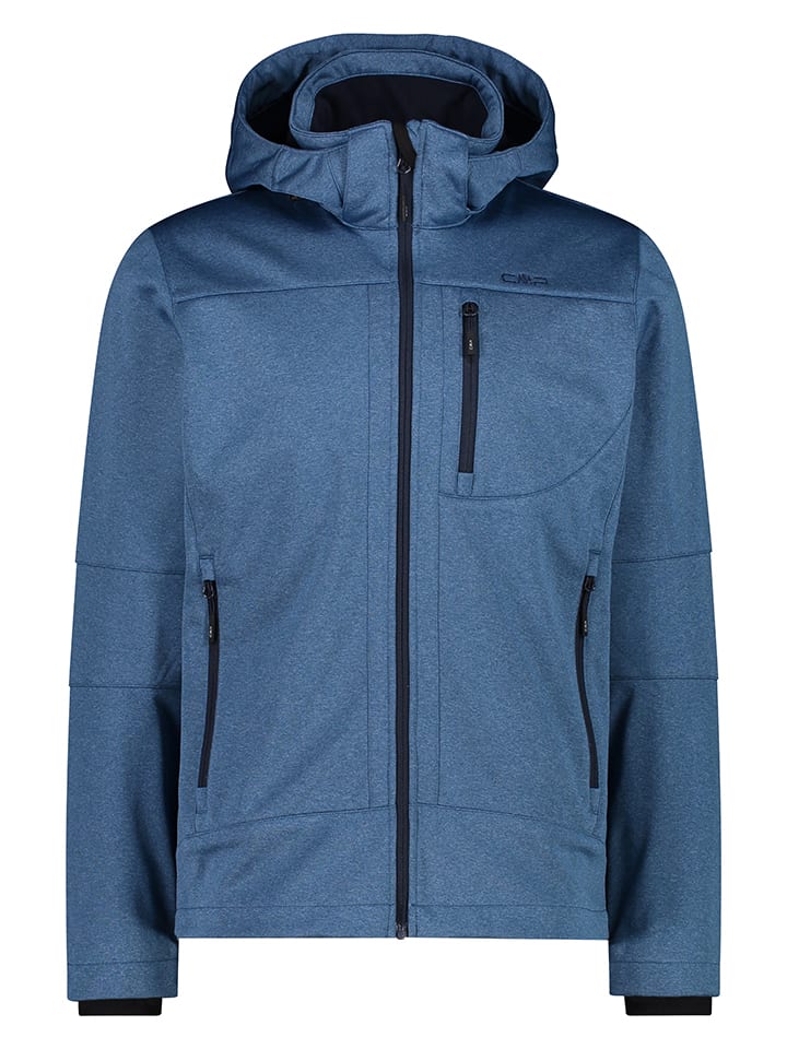 Softshelljas blauw