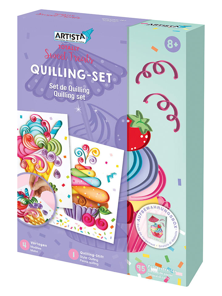 Quilling-Set "Süssigkeiten" - ab 8 Jahren