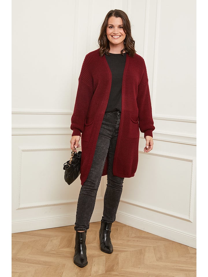 Cardigan in Bordeaux