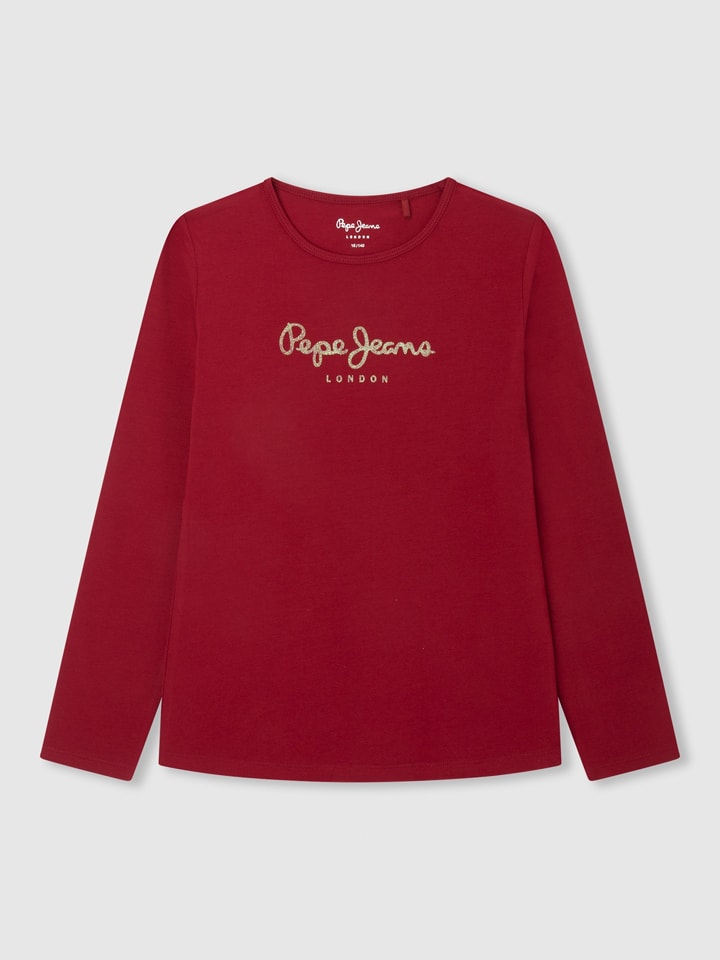 T-Shirt Pepe Jeans Hana Glitter Per Bambine - Cotone Elasticizzato, Maniche Corte E Logo Frontale - Foto 7