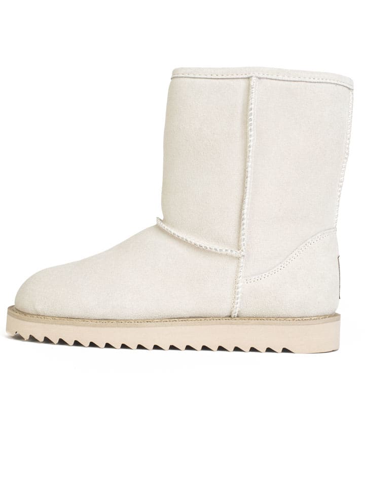 Leren winterlaarzen "Sawel Waterproof" wit