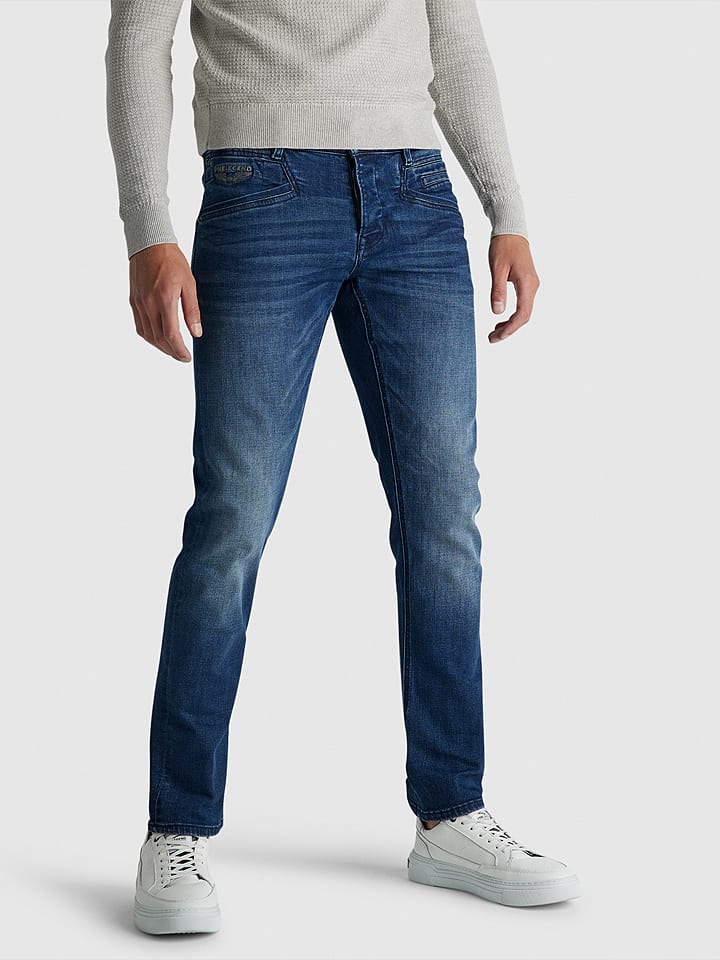 Dżinsy "Curtis" - Relaxed fit - w kolorze niebieskim