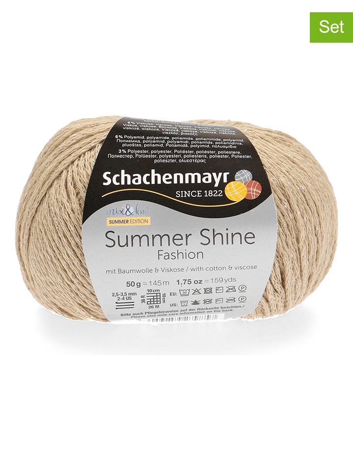 Schachenmayr since 1822 10er-Set: Baumwollgarne Summer Shine in Beige -  10x 50 g günstig kaufen