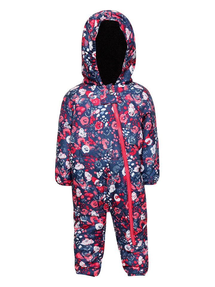 Sneeuwpak "Bambino II" donkerblauw/roze