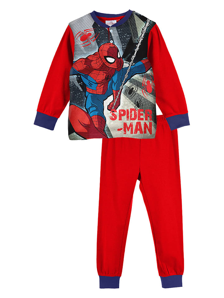 Spiderman Piżama "Spiderman" w kolorze czerwonym - najlepsze wyprzedaże ...