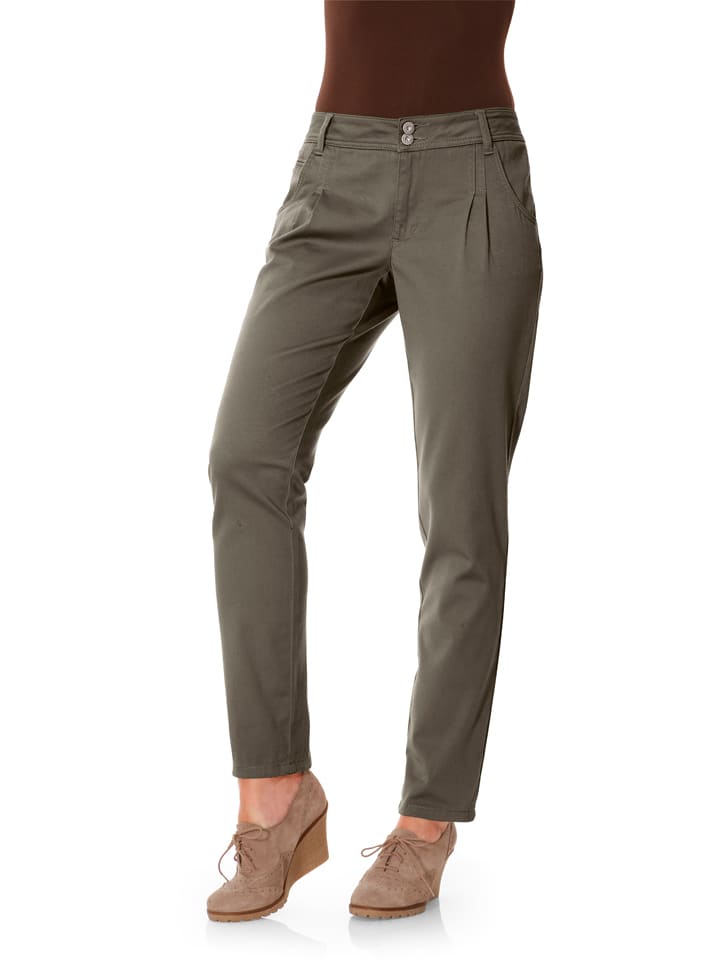 Spodnie chino w kolorze khaki