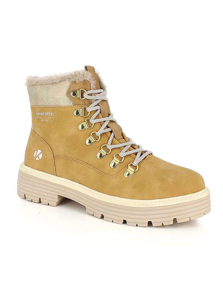 Winterboots "Hannah" okergeel