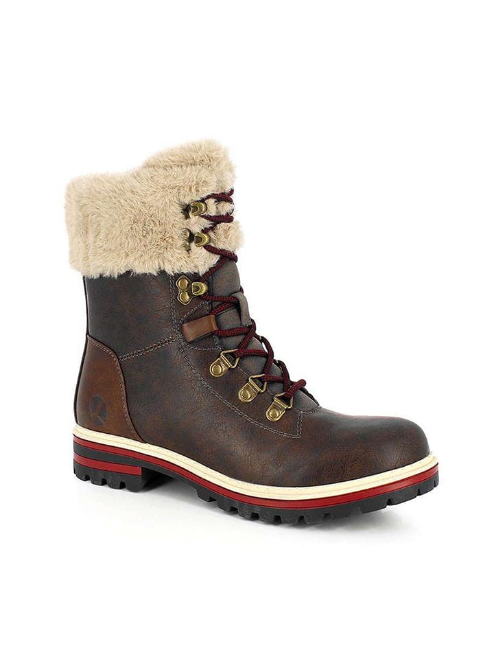 Winterboots "Thea" donkerbruin