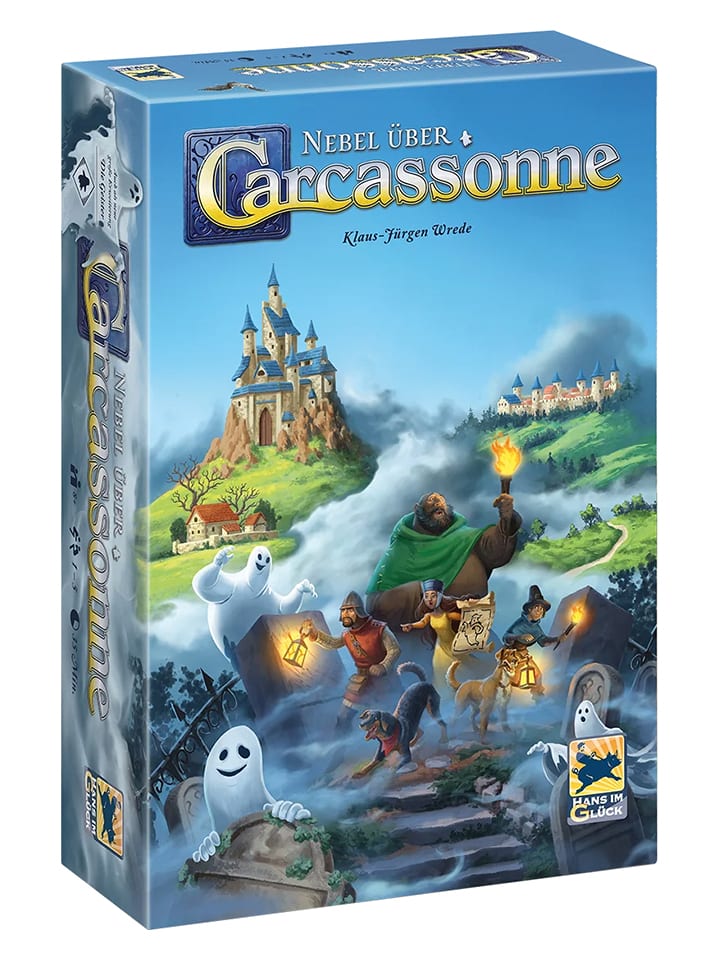 Brettspiel "Nebel über Carcassonne" - ab 8 Jahren
