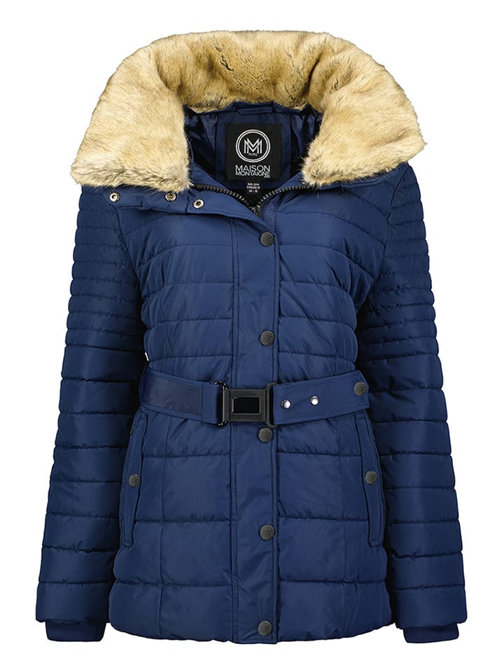 Parka "Bellemai" w kolorze granatowym