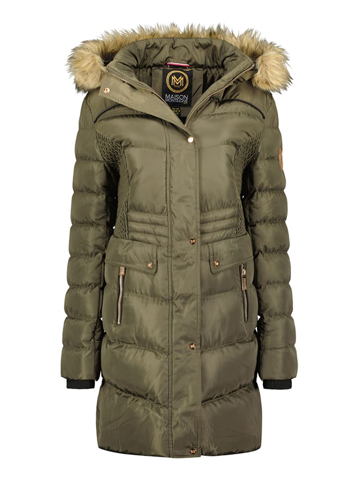 Parka "Badomai" w kolorze khaki