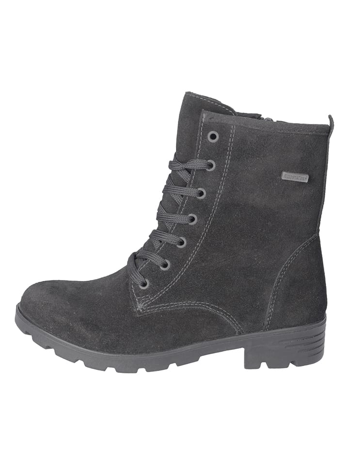 Leder-Boots "Disera" in Schwarz