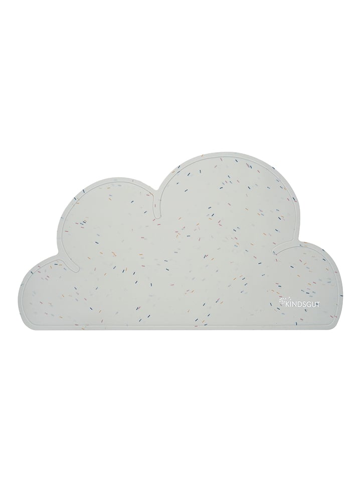 Platzdeckchen "Wolke" in Hellgrau - (L)49 x (B)27 cm
