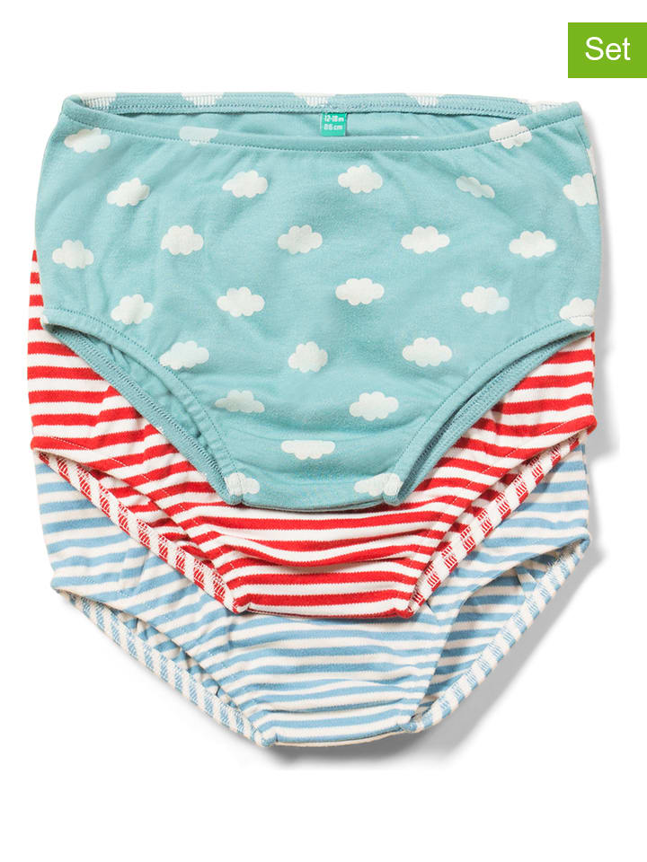 3er-Set: Pantys "Fluffy Cloud" in Bunt in Bunt