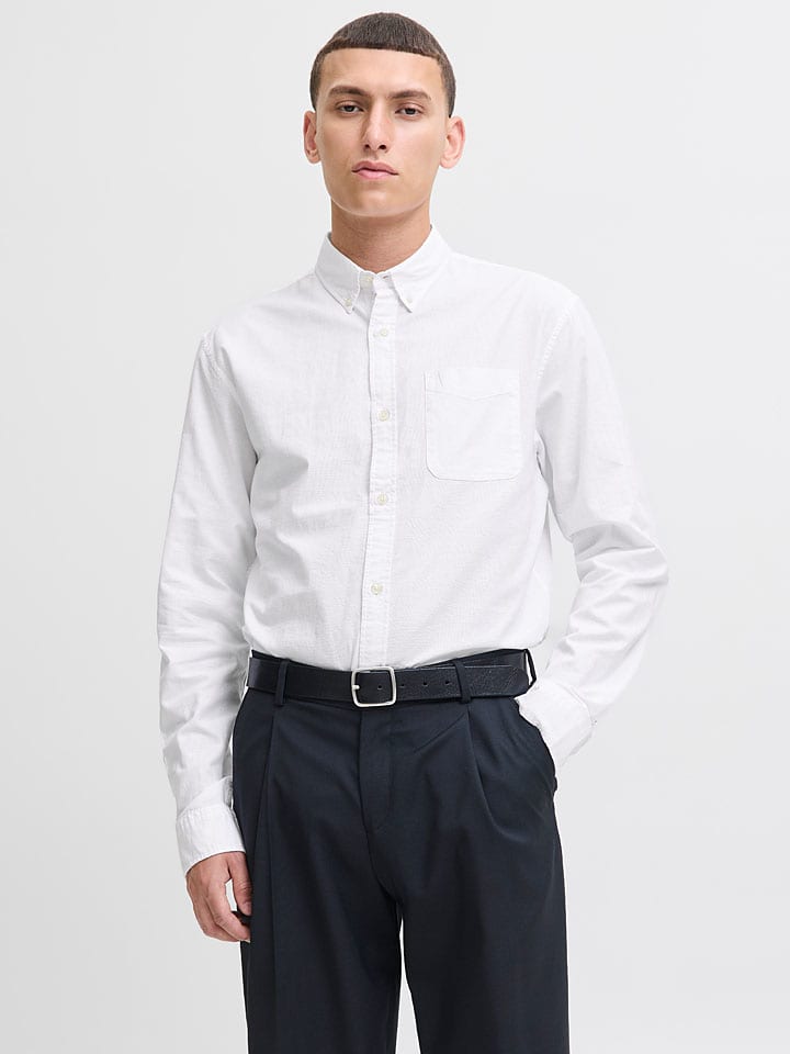 Koszula "Classic" - Slim fit - w kolorze białym