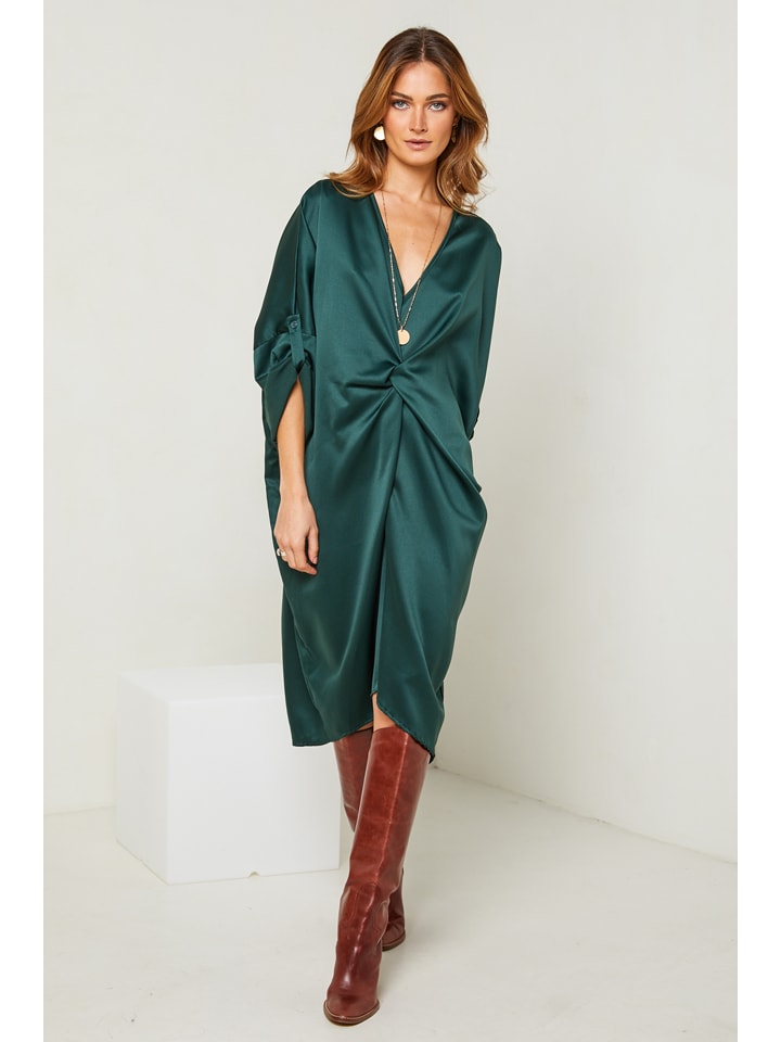 Jurk donkergroen shop