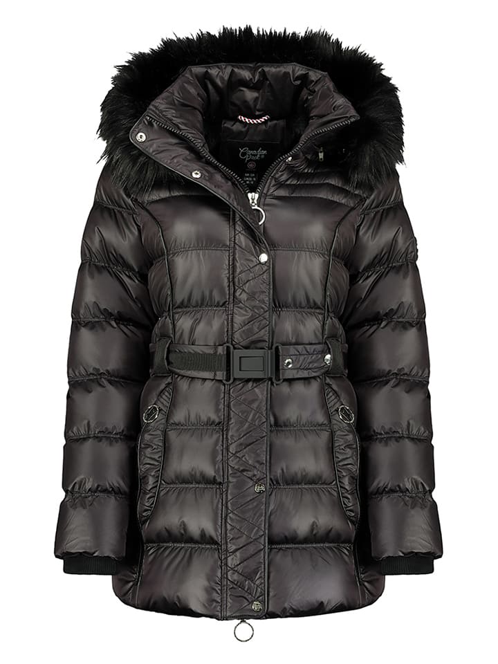 Parka zimowa "Aimeraudeak" w kolorze czarnym