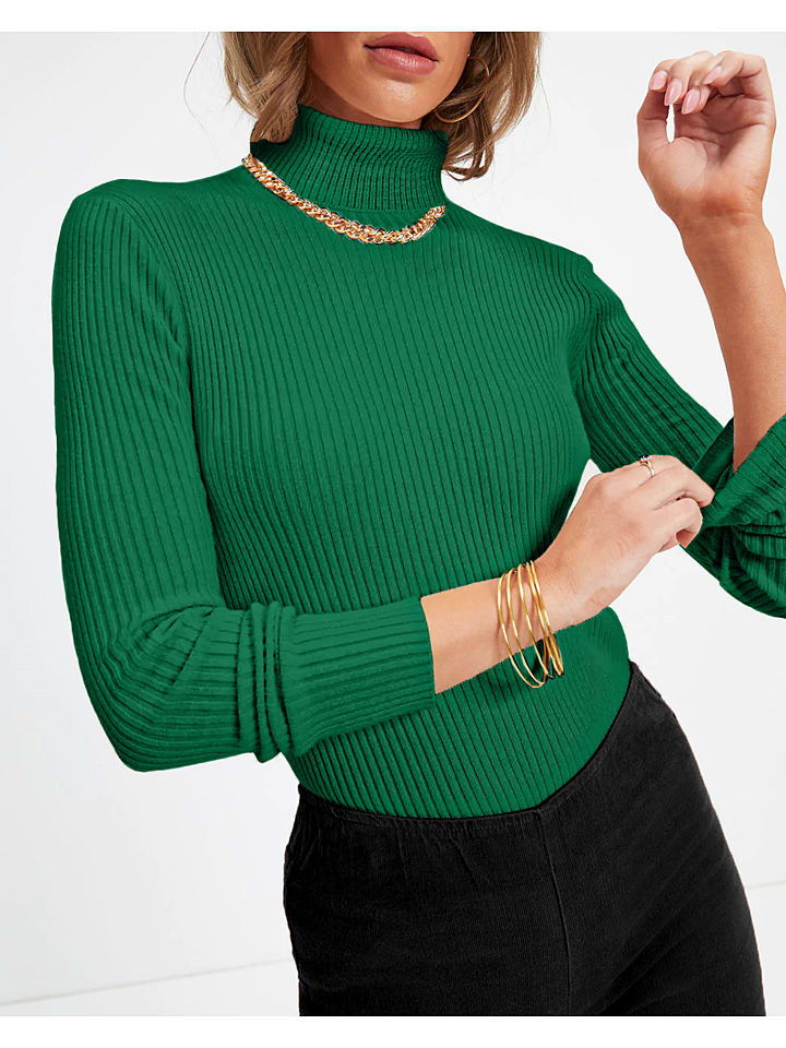 Pullover in Grün