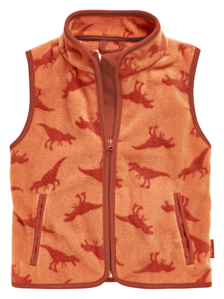 Fleeceweste in Orange