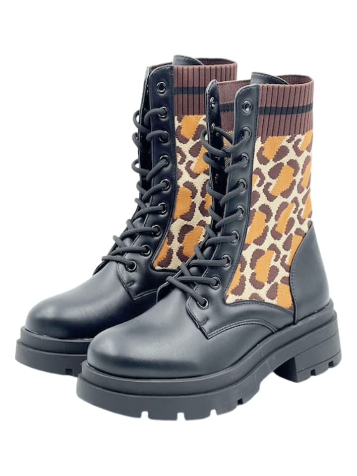 Boots bruin zwart