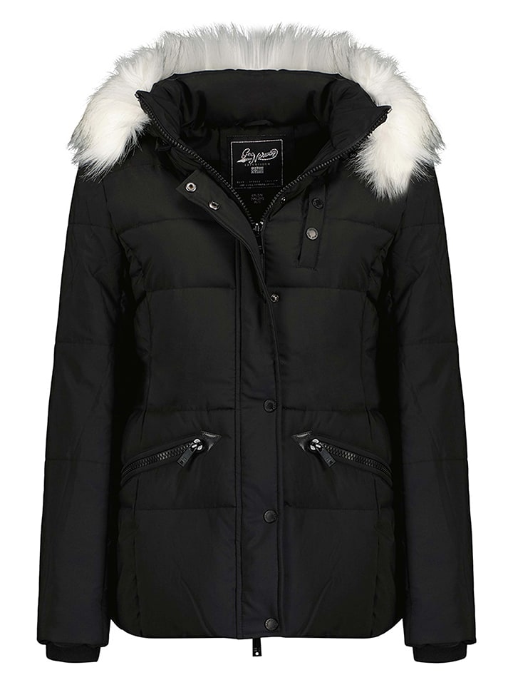 Parka "Chester" w kolorze czarnym