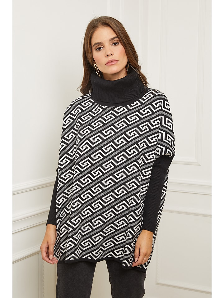 Soft Cashmere Coltrui zwart wit goedkoop kopen limango