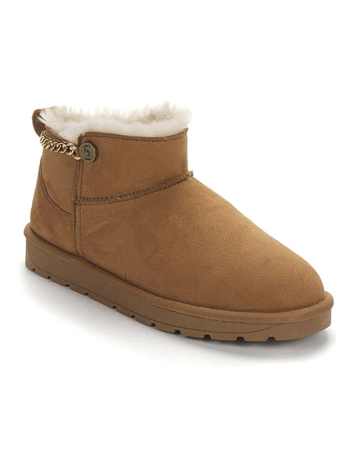 Winterboots "Ekhlas" in Hellbraun