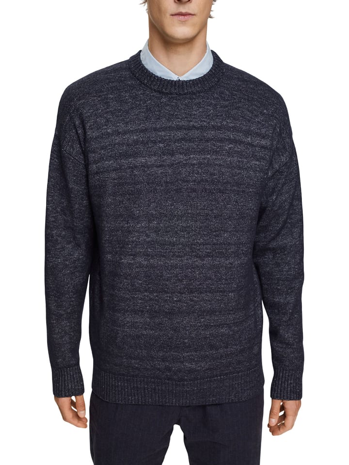 ESPRIT Trui donkerblauw goedkoop kopen limango